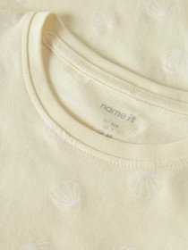 NAME IT Kjole Vida Pear Sorbet Sea Shells